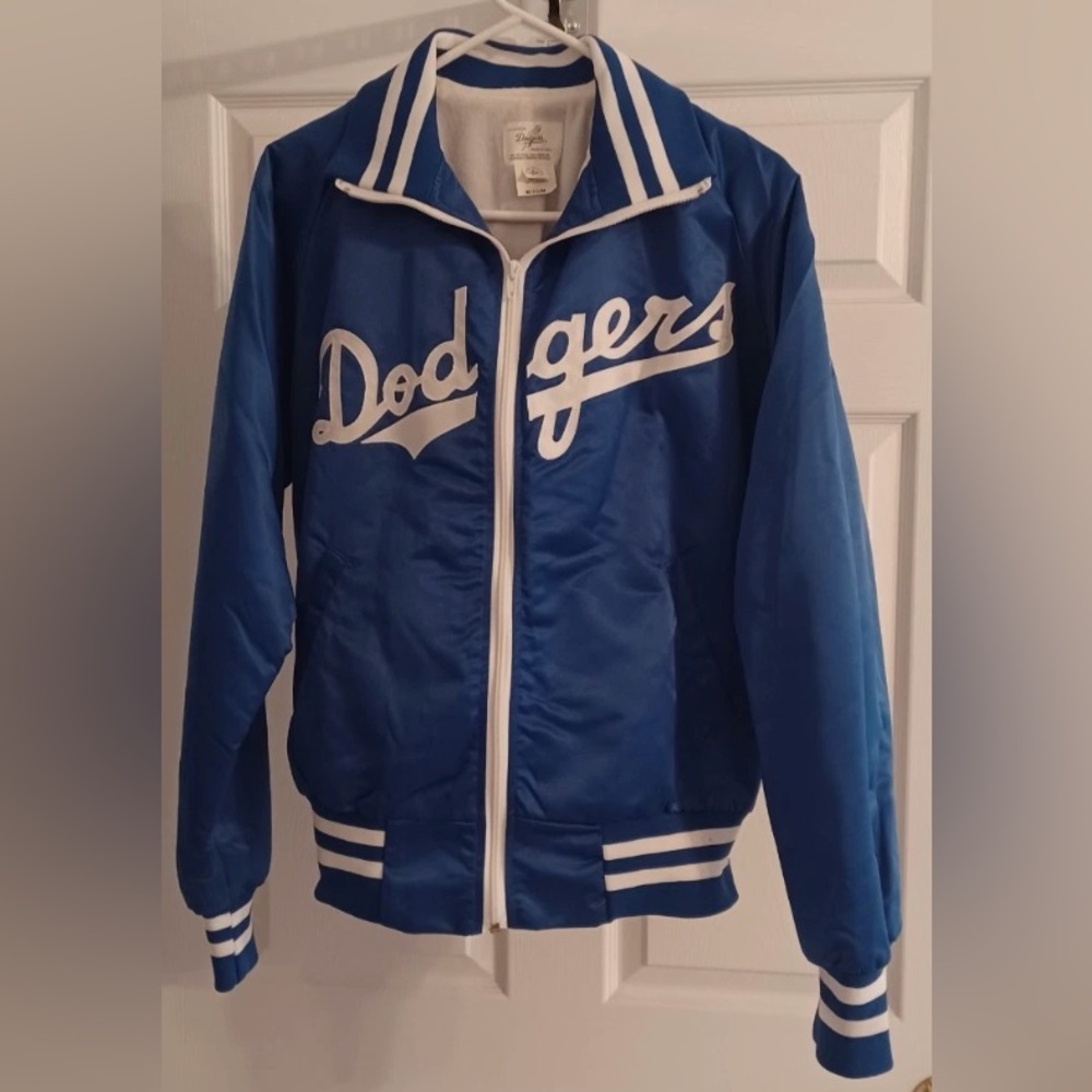 Los Angeles Dodgers Collection Authentic Vintage Bomber Jacket Women's Medium